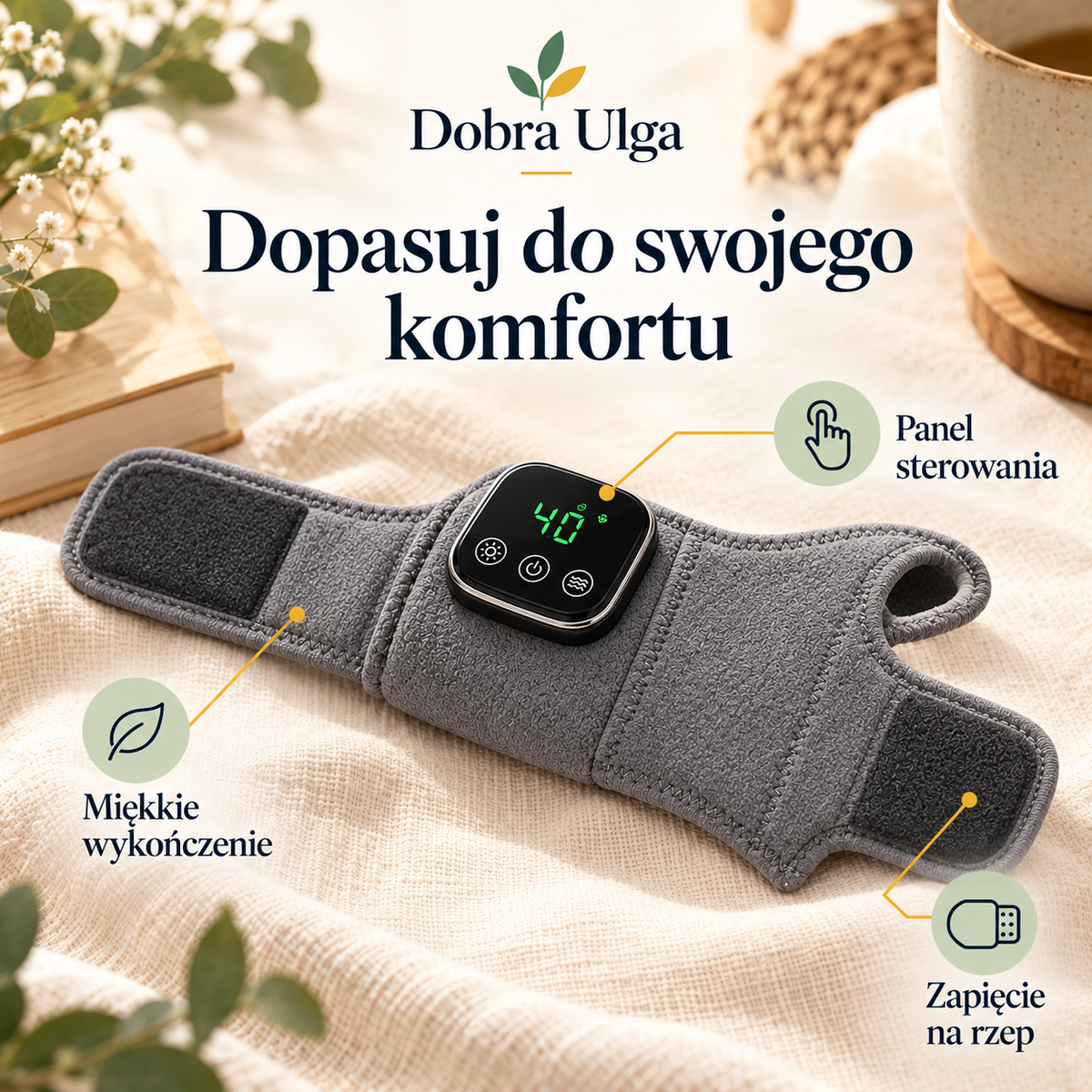 Opaska na nadgarstek Ciepły Dotyk