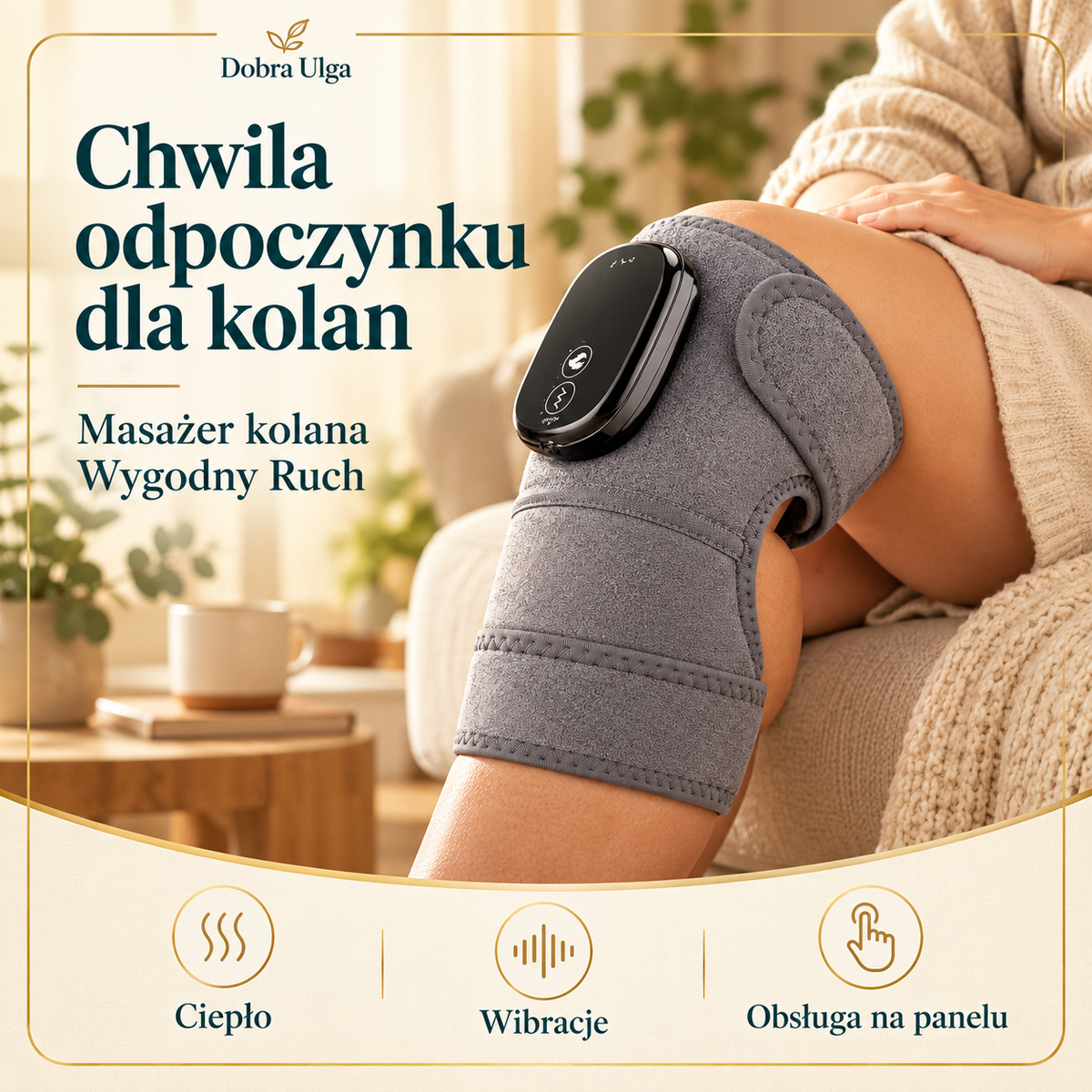 Masażer kolana Wygodny Ruch