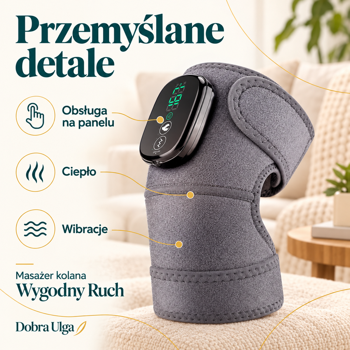 Masażer kolana Wygodny Ruch