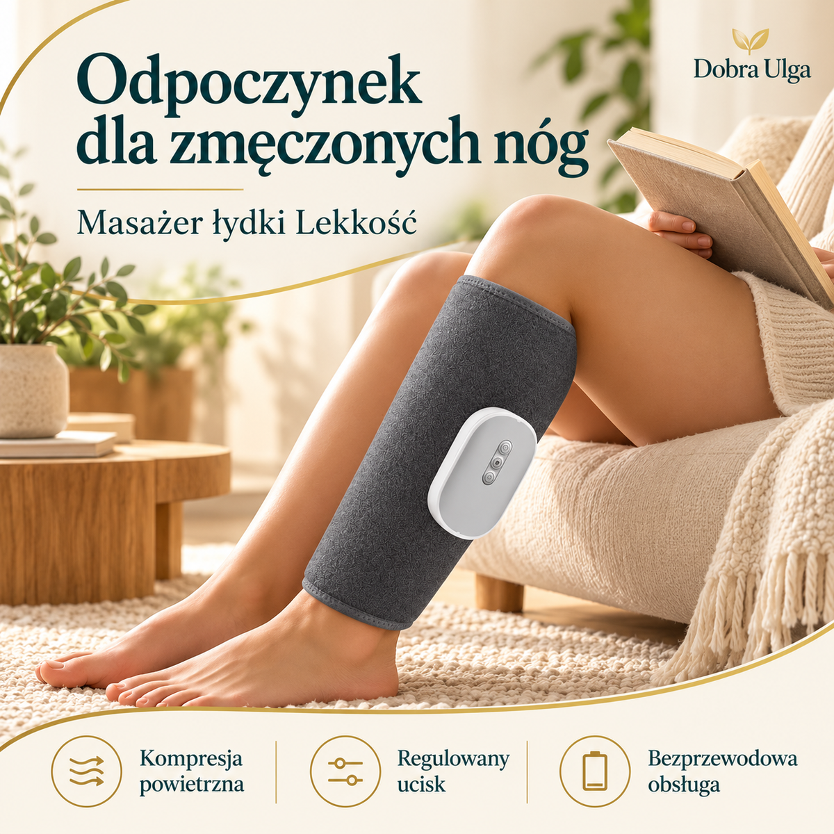 Masażer łydki Lekkość