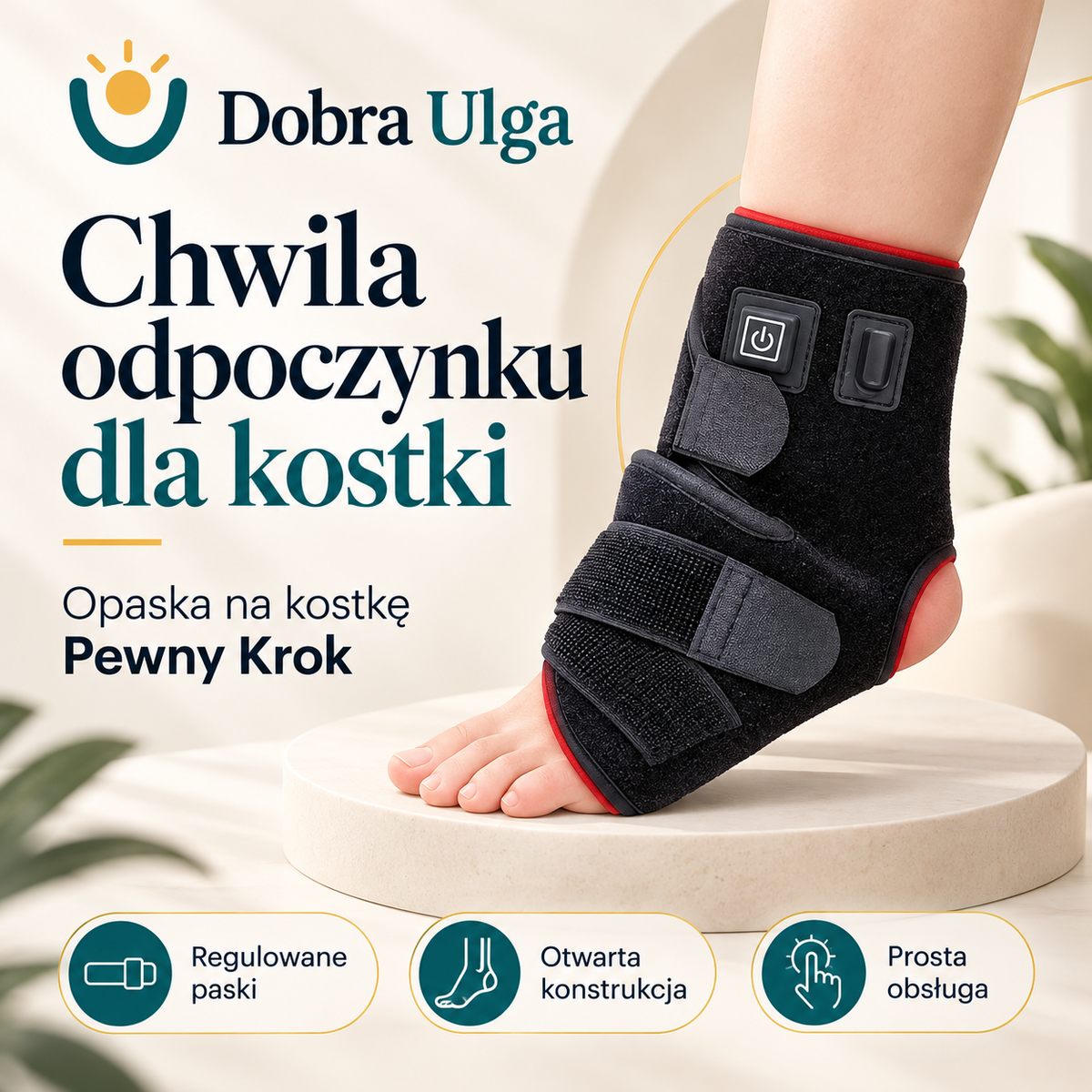 Opaska na kostkę Pewny Krok — prezentacja